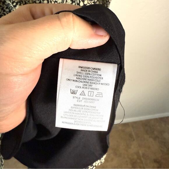 Joie Adanson Caviar Bleached Sand Floral Mini Cotton Dress 10 NWT - Picture 8 of 13